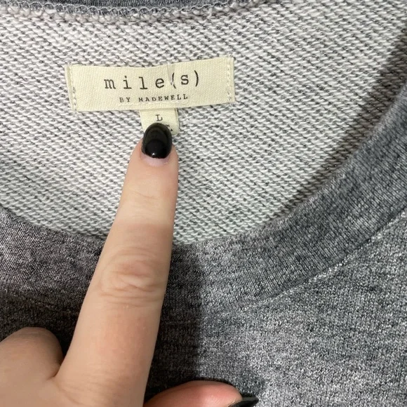 Embroidered Trim Sweatshirt - Picture 3 of 5